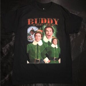 Buddy Graphic Black T-Shirt